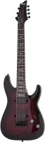 SCHECTER OMEN ELITE-7 MS BCHB - электрогитара, 24 лада, мультимензур, корпус: махагон c топом из капа, гриф: клён, накладка: палисандр, звукосниматели: HH Schecter Diamond Heretic, регулировки: громкость, тон, 5-ти позиционный переключатель, цвет: Black C