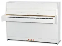 Kawai пианино K15E WH/P, белое полированное, высота 110см. Пр-во Индонезия, комплектующие Япония