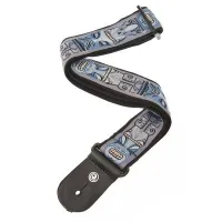 PLANET WAVES 50A05 WOVEN STRAP TIKI тканый гитарный ремень, полинезийский рисунок Tiki