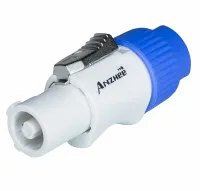 Anzhee POWERCON GREY - Кабельный разъем типа PowerCon, выходной (серый), допустимая нагрузка 20A/250В