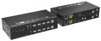 [EX-USV100-2A] Комплект передатчик и приемник сигнала Digis, HDBT 3.0 (без сжатия) - HDMI 2.0, 4K 60Гц 4:4:4 (18Гб/с), 4K до 100м по FTP Cat 5e/6/6a, USB 2.0 A+B, де-эмбеддер, RS232, Ethernet, ARC, PoC двусторонний