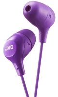 Headphones JVC HA-FX38-V - Comfortable Marshmallow series headphones with 10 mm driver and ear shaping effect cushions. Color purple
