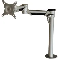 ABL FSA1SR- Настольное шарнирное крепление для монитора диагональю 17–30'', макс. нагрузка 20 кг, серебристое