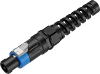 ROXTONE RS4FX-N Разъем кабельный типа speakon, 4-х контактный, "female", для кабеля 8-12мм. Покрытие контактов: никель.