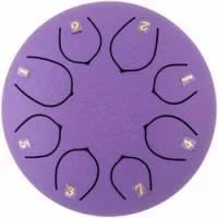 Bee df1101 purple  глюкофон, 8 нот, 2 палочки, чехол, цвет фиолетовый