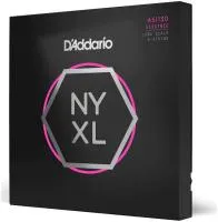 NYXL45130 J.D.Addario комплект струн для 5ти струнной бас гитары, 45-130, с покрытием