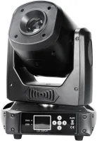 Spot 100 V2                Прожектор Spot 100 V2Вращающаяся голова Spot, светодиод 100 Вт. Угол раскрытия луча 14.3°. 7 цветов + белый, 6 вращающихся гобо + открытая, вращающаяся трехгранная призма. Pan 540° Tilt 270°. Электронный диммер 0-100%, строб.