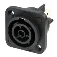 NEUTRIK NAC3FPX-TOP Панельный разъем powerCON® TRUE1 TOP новой серии TRUE OUTDOOR PROTECTION (TOP)16 А, power OUT (для выхода питания), разработанный специально для наружного применения в суровых условиях, прочный герметичный корпус. Особенно устойчив к У