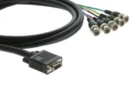 Кабель kramer c-gf/5bm-1 vga (розетка) на 5 bnc (вилки) 0,3 м.