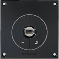 Shure mxcmiu-fs. врезной микрофонный пульт председатель/делегат shure серии mxc