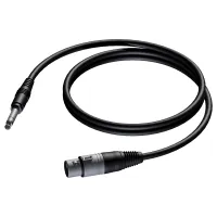 Procab CAB723/1.5- Аудиокабель XLR 3-pin (розетка) – Jack 6,3 мм стерео (вилка)