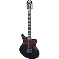 D'Angelico Premier Bedford BK  электрогитара с чехлом, HS, t-o-m, цвет черный
