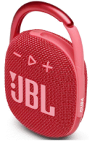 JBL CLIP 4 RED портативная водонепроницаемая колонка с возможностью зарядки внешних устройств, цвет - красный