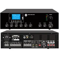 CMX Audio EA-60W Микшер усилитель 60Вт, USB/SD Mp3 плеер, FM тюнер,  Wi-Fi интернет стрим, Bluetooth, 3 Mic, 2 line, 70В/100В/4-16Ом