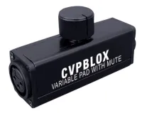 CVPBLOX аттенюатор с потенциометром, вход-выход на XLR, позволяет регулировать уровень сигнала индивидуально, рвзмеры 81х25.4х32 мм