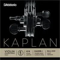 D`addario k420b-1  отдельная струна e для скрипки 4/4 kaplan golden spiral solo, light tension, ball