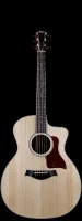 TAYLOR 214CE-QS DLX LTD электроакустическая гитара, форма корпуса - Grand Auditorium, корпус - фигурное сапеле, топ - ель