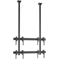 Vogels C2230 Black- Потолочное крепление для видеостены 2х2 из дисплеев 42–55'', макс. нагрузка 160 кг