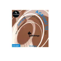 GALLI STRINGS AGB1047-12 - струны для 12-струнной акустической гитары, натяжение Light, размер 10-47