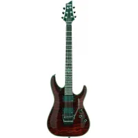 Schecter DAMIEN ELITE-6 FR CRED Гитара электрическая, 6 струн, корпус махогани, гриф клен, лады 24Х