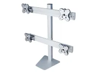 ErgoFount RSST-8040/4- Крепление для 4 мониторов до 24'' (2x2) с утяжеленным основанием, макс. нагрузка 48 кг