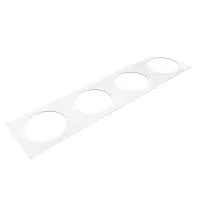 FORMING FUNCTION 9003000301- Металлическая рамка для 4 встраиваемых розеток серии Powerdot, белая