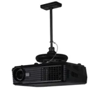 B-Tech BT881/B - Потолочное универсальное крепление с короткой штангой для проектора LCD/DLP, нагрузка до 10 кг, цвет - черный.
