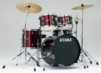 TAMA SG50H6C-WR STAGESTAR ударная установка из 5-ти барабанов (цвет - Wine Red) со стойками, педалью, стулом и комплектом тарело