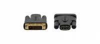 Адаптер для цифровых интерфейсов [99-9497001] Kramer Electronics [AD-DM/HF] DVI вилка на HDMI розетку