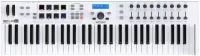 Arturia KeyLab Essential 61 - 61 клавишная MIDI клавиатура, ПО Analog Lab 2, Ableton Live Lite, UVI Grand Piano, LCD дисплей, 1 clickable энкодер, 9 вращательных энкодеров, 9 фейдеров, 8 RGB пэдов, колеса PitchandModulation, 1/4" Jack вход педали сустейна