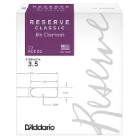DCT1035 Reserve Classic Трости для кларнета Bb, размер 3.5, 10шт., Rico
