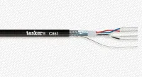 Tasker C861 PVC Круглый квадропольный DMX(AES/EBU) кабель OFC 2x2x0.22 мм2, ПВХ изоляция