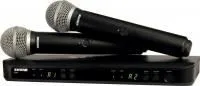 SHURE BLX288E/PG58 M17 двухканальная радиосистема с двумя ручными передатчиками PG58