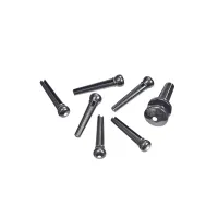 PWPS10 Комплект фиксаторов струн и крепления ремня, пластик, черные, Planet Waves