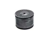 Televic flexible cat5e stp cable, per m (black, 4 pairs, awg24 on reel of 305 m). кабель cat5e stp, черный, м (бухта 305 м)