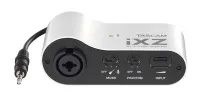 Tascam IXZ - Гитарный/микрофонный предусилитель для iPhone, iPad, iPod, переключаемые ысококачественный микрофонный вход с фантомным питанием или Hi-Z инструментальный вход, регулировка входного уровня.