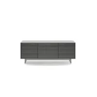 BDI Align Fog Grey (7477) - Тумба 3-секционная под телевизор.