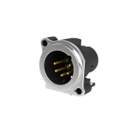 Seetronic scadm5-v панельный разъём xlr, "папа", 5-контактный, вертикальная установка