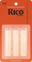 RIA0320 Rico Трости для саксофона сопрано, размер 2.0, 3шт, Rico