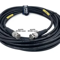 12G SDI BNC-BNC (mob) (black) 0,08 метра мобильный/сценический кабель (черный) GS-PRO