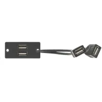 Kramer WU-2AA(G)- Модуль-переходник 2 х USB 2.0 (розетка А-розетка А)