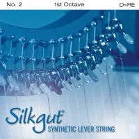 Harp D1 string Bow Brand Silkgut - Lever harp D 1 octave SilkGut® composite synthetic string