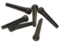 GEWA 555.010 Fire & Stone держатель струны конусообразный (Bridge pin), палисандр, комплект из 6 шт.