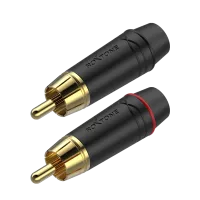 ROXTONE RF2P-BG (set) Набор из 2-х разъемов . RCA "Тюльпан"