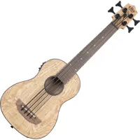 KALA UBASS-BURL-FS бас-укулеле, цвет - натуральный, верхняя дека - ясень тамо, корпус - ясень тамо, гриф - махагони, накладка гр