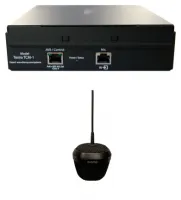 Biamp Parland#201; TCM-1 Black - Потолочный микрофон с поддержкой AVB и технологии направленного звука, чёрного цвета