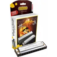 HOHNER Hot Metal F (M57206X) -  губная гармоника - корпус пластик ABS, крышки из нержавеющей стали. В новой упаковке