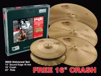 000106USET 2002 Universal Set Комплект тарелок 14/18/20+16'', Paiste