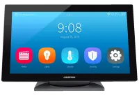Crestron TS-1542-TILT-C-B-S, настольная cенсорная панель управления 15,6-дюймовый сенсорный экран HD с входом DM 8G + ®, настольная с наклоном, цвет черный