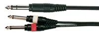 BB314-3M Кабель акустический, 6,35мм, стерео - 2х6,35мм, моно, 3м, Soundking